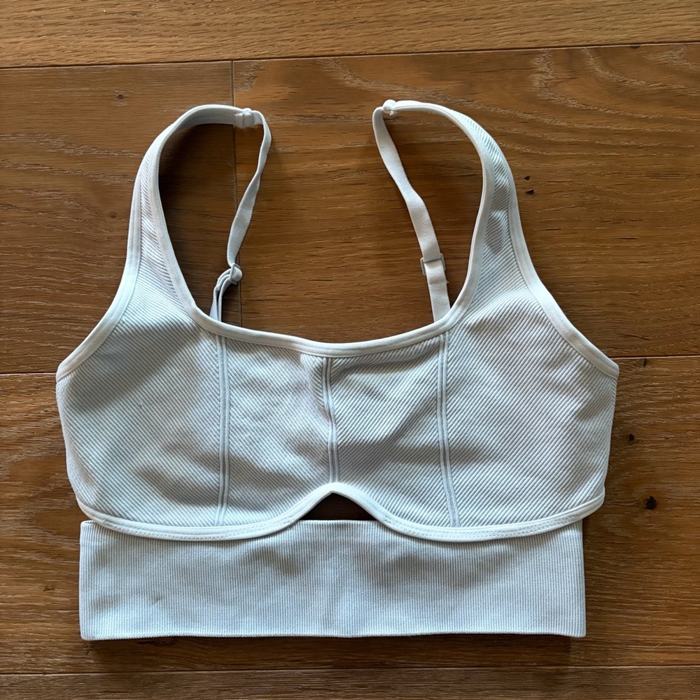 Light Blue Aerie Sports Bra